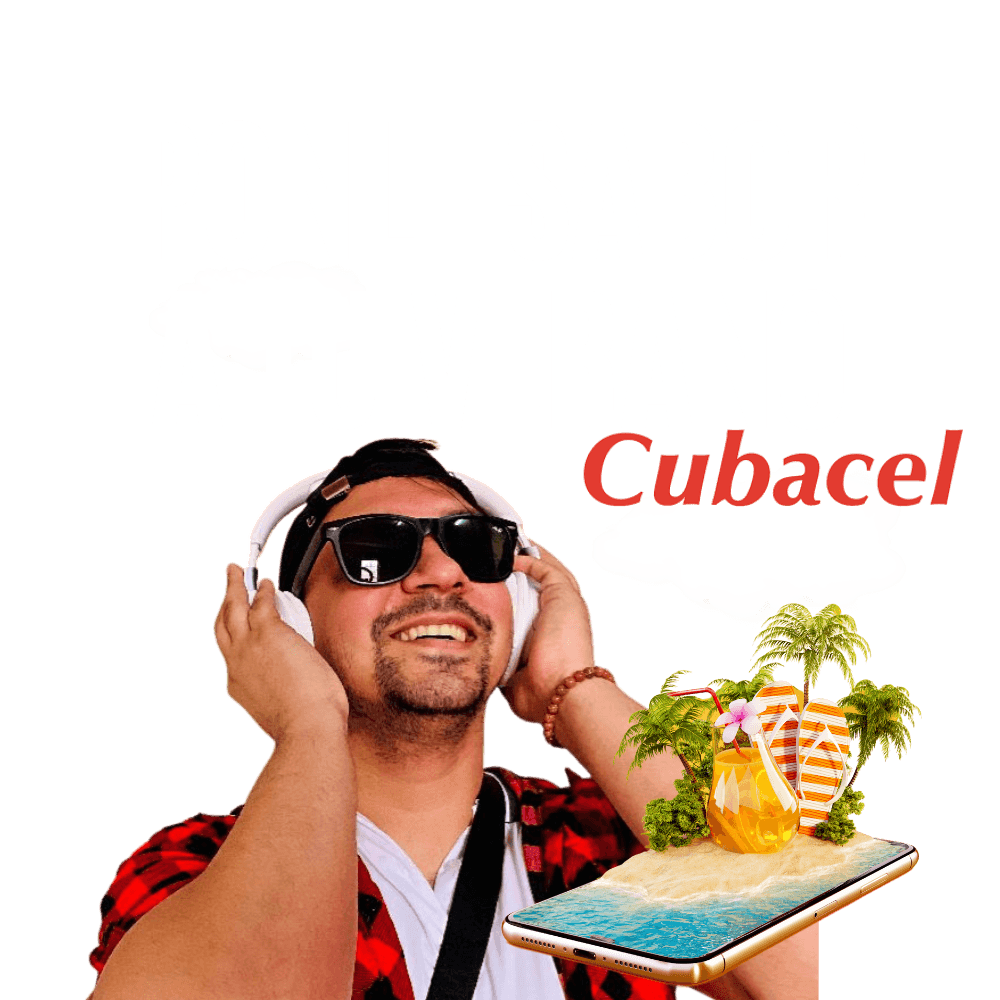 Phone illustration with summer theme and 'recarga tu verano' text